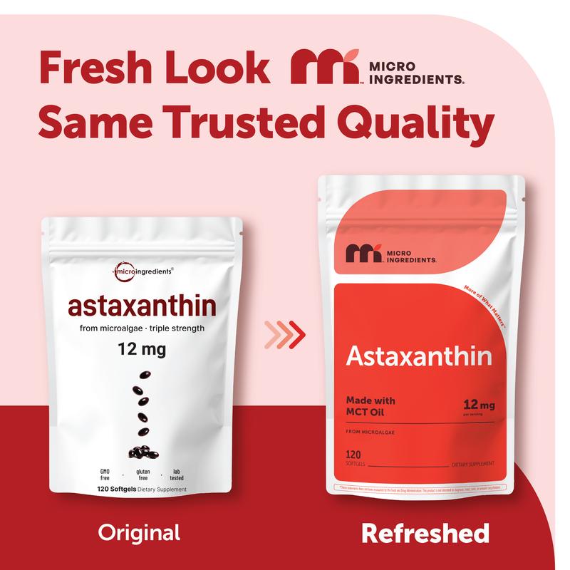 NMN Complex 1000mg & Astaxanthin 12mg Bundle – 120ct Capsules & Softgels | Premium Wellness Duo