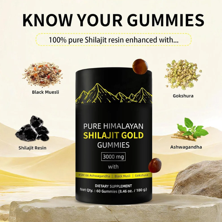 Pure Himalaya Shilajit Gummies-3000mg