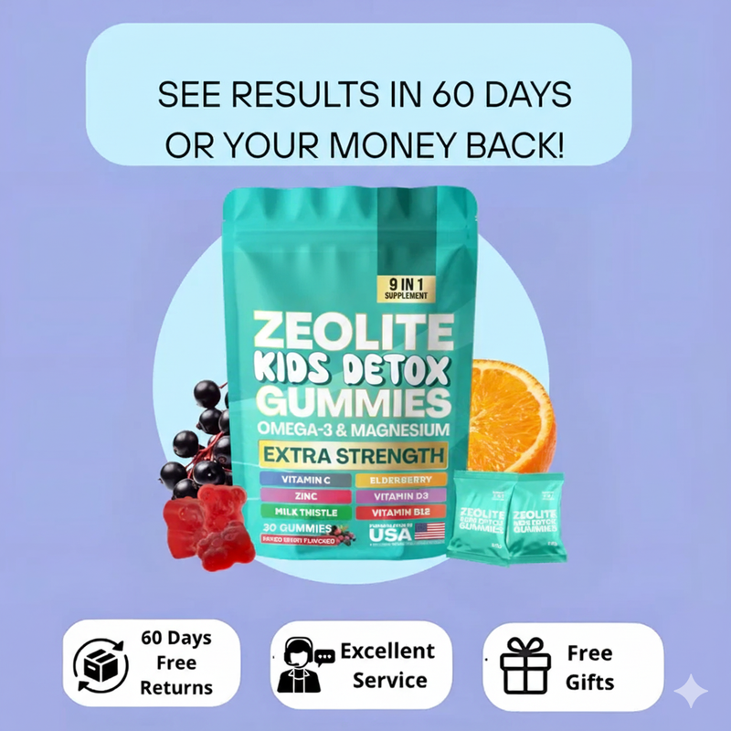 Kids Detox & Multivitamin Gummies