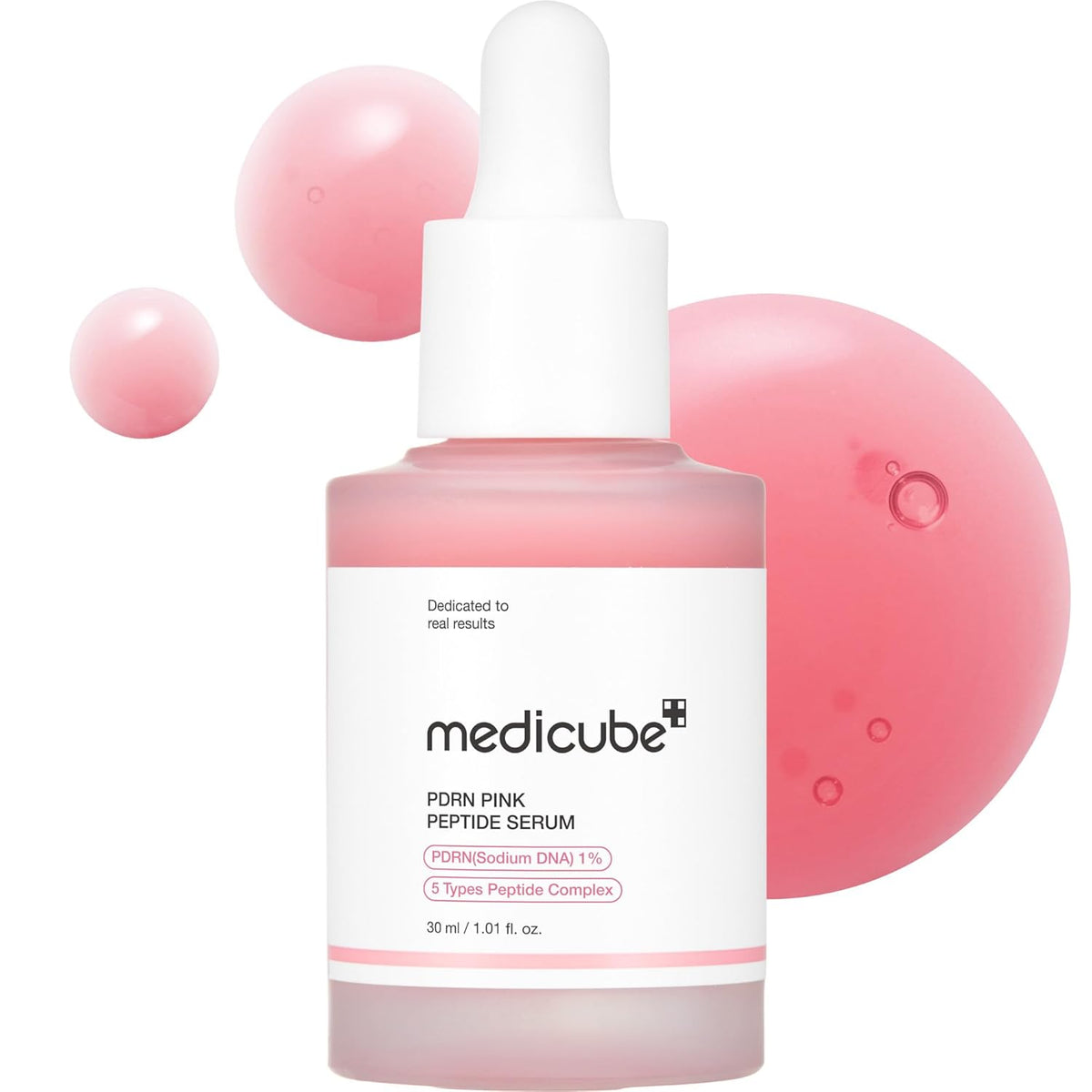 Salmon DNA PDRN Pink Peptide Serum – Hydrating & Firming Niacinamide Facial Serum for Dewy, Radiant Glow (30 ml / 1.01 fl. oz.)