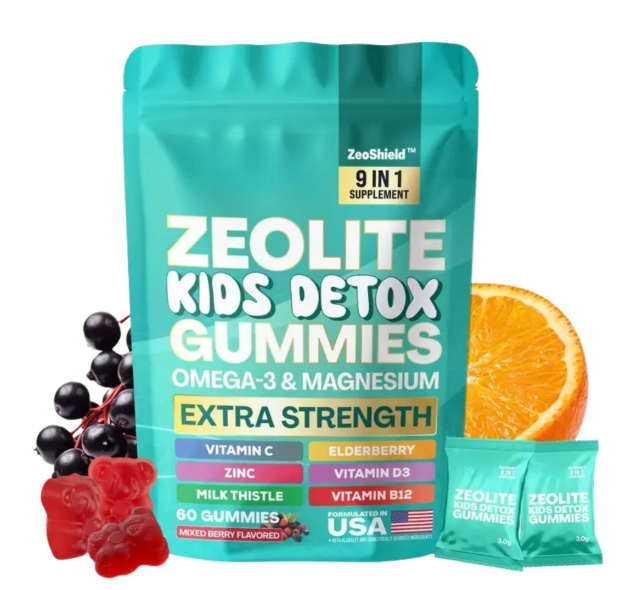Zeolite & Magnesium Kids | 60 Mixed Berry Gummies