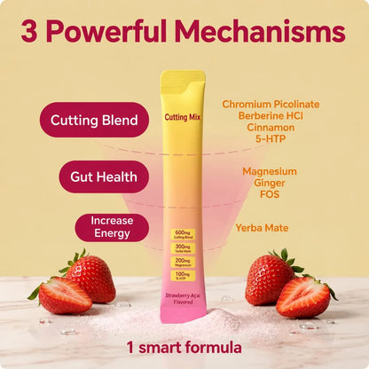 Strawberry Açaí Energy & Cutting Mix