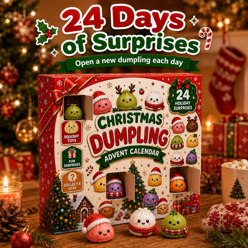 2026 Christmas Squishy Advent Calendar Gift Set - Squishies Box Sets