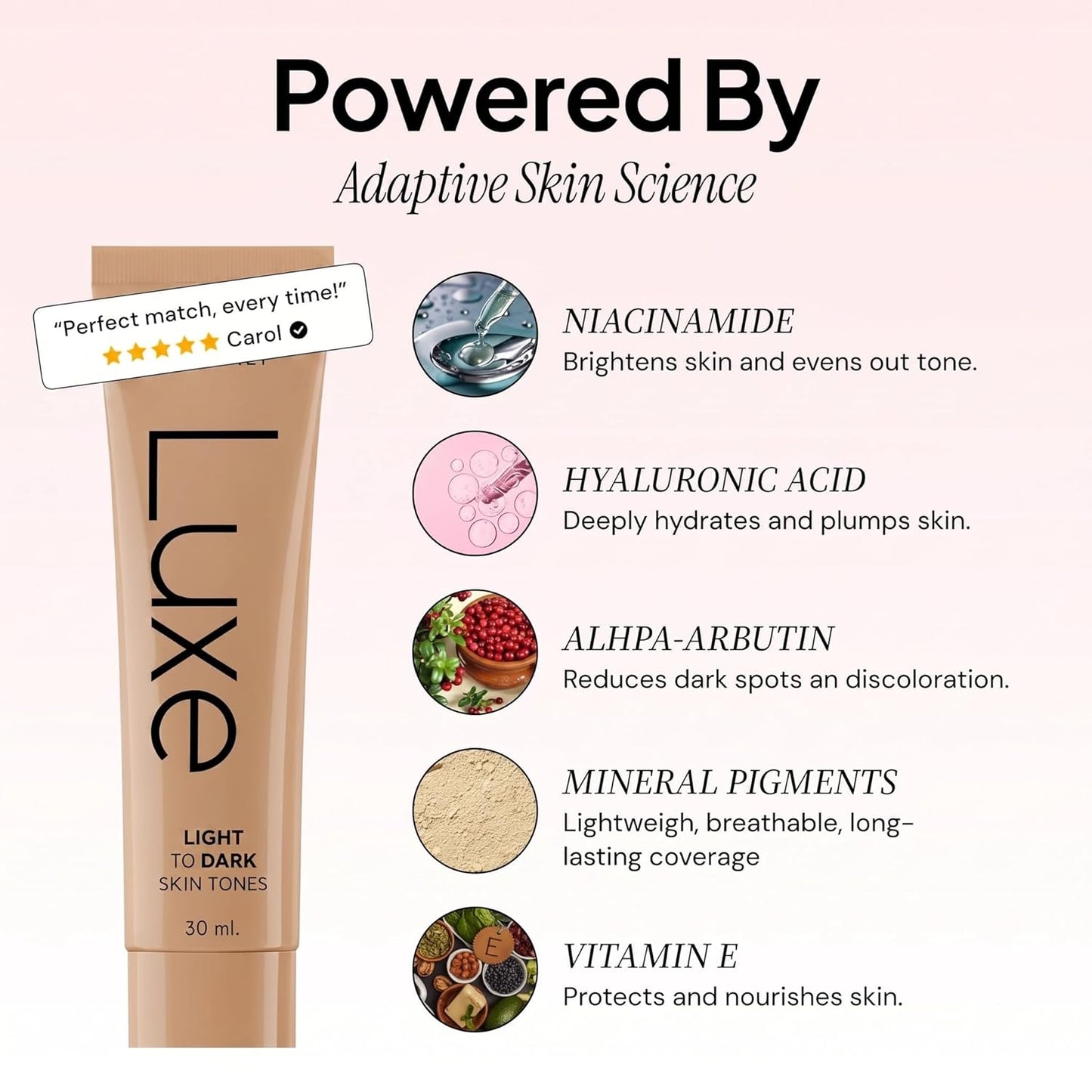 Color-Changing Foundation | Self-Adjusting Complexion Formula