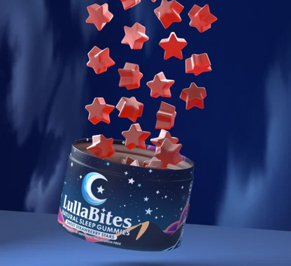 LullaBites Natural – Sweet Strawberry Flavor | 60 ct