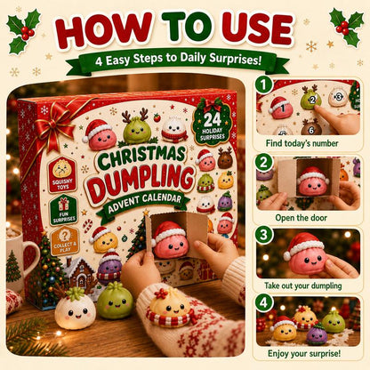 2026 Christmas Squishy Advent Calendar Gift Set - Squishies Box Sets