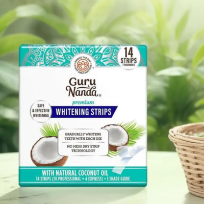 GuruNanda Coconut Oil Whitening Strips