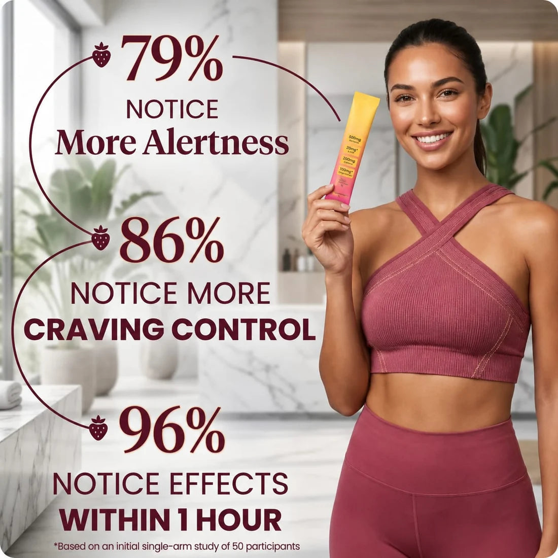 Strawberry Açaí Energy & Cutting Mix