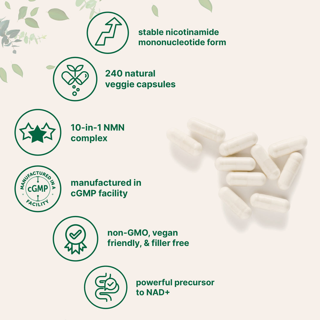 NMN Complex | 1000mg | 120 Vegetarian Capsules