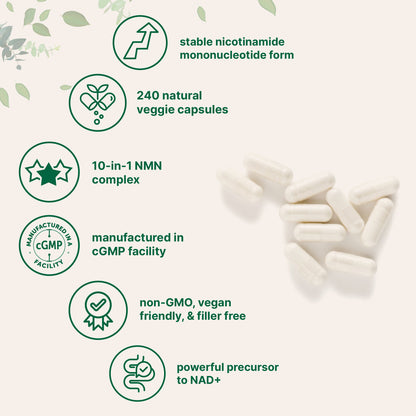 NMN Complex | 1000mg | 120 Vegetarian Capsules