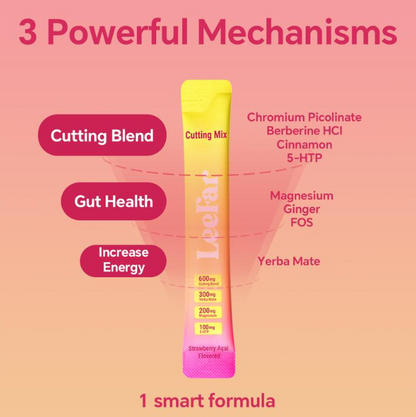 Strawberry Açaí Botanical Drink Mix – Berberine & Yerba Mate Blend | 30 Daily Sticks