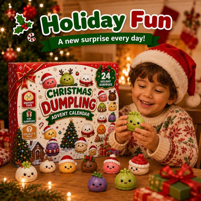 2026 Christmas Squishy Advent Calendar Gift Set - Squishies Box Sets