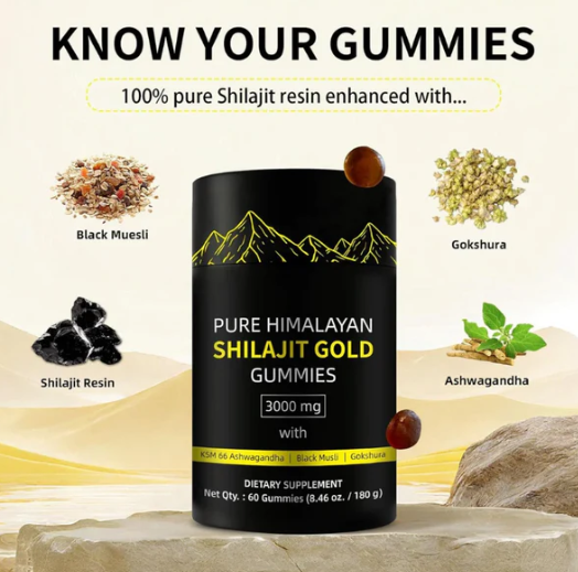 Shilajit Box | 60 Gummies