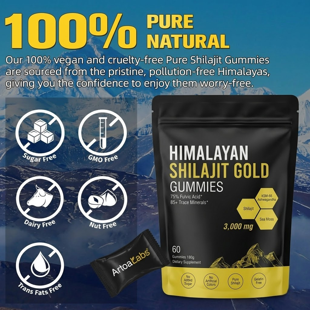 Himalayan Shilajit Gummy  | 60 Count