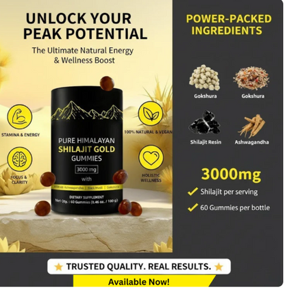 Shilajit Box | 60 Gummies