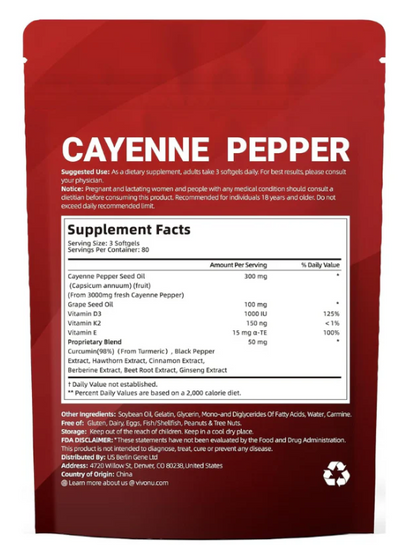 Cayenne Pepper Softgels