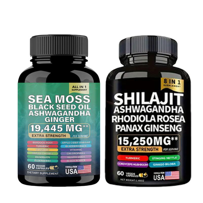 Sea Moss & Shilajit All-In-One Supplement Set